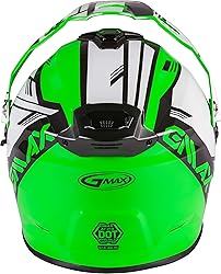 GMAX G2211058 Helmets, Green/White/Black,2X-Large