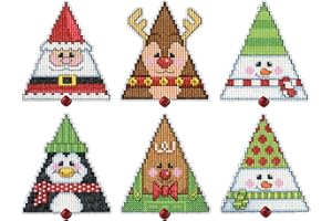 Design Works Crafts Inc. Holiday Jingles Counted Cross Stitch Ornament Kit - Set/6