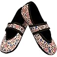 Nufoot Betsy Lou Women's Slippers, Foldable, Flexible Flats, Slipper Socks, Travel Slippers, Exercise Shoe, Dance Shoe, Yoga Socks, House Shoes, Indoor Shoes