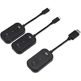 ClearClick Present+Share (USB-C Edition) - Wireless Presentation &amp; Video Broadcasting System for Laptops &amp; Smartphones (2 USB-C Transmitters, 1 HDMI Receiver)