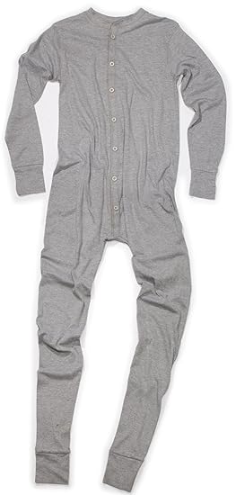 Long John Grau aus 100% Baumwolle in den Größen S - 4XL … (XL)