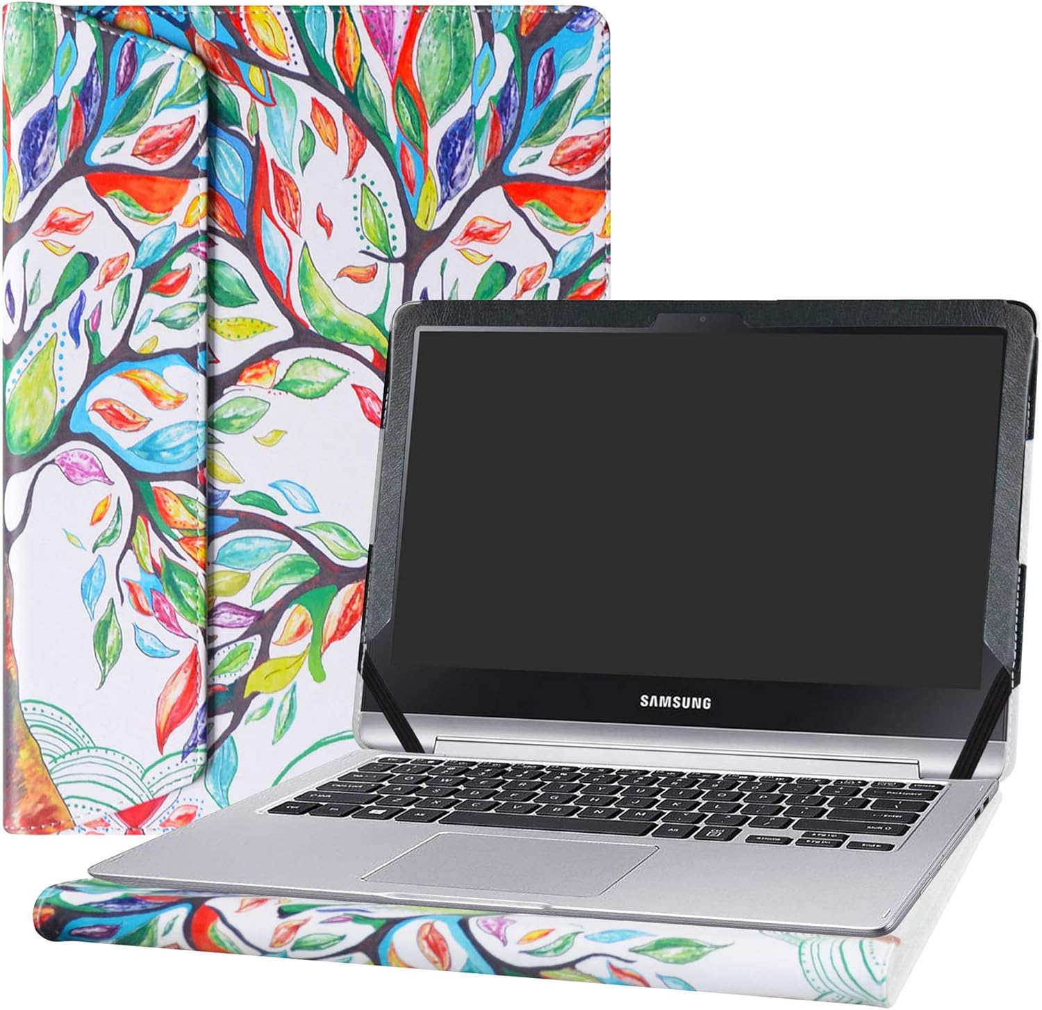 Alapmk Protective Case Cover for 13.3" Samsung Notebook 7 Spin 13 NP740U3L NP740U3M Series Laptop(Warning:Not Fit Samsung Notebook 7 Spin 13 NP730QAA 2018),Love Tree
