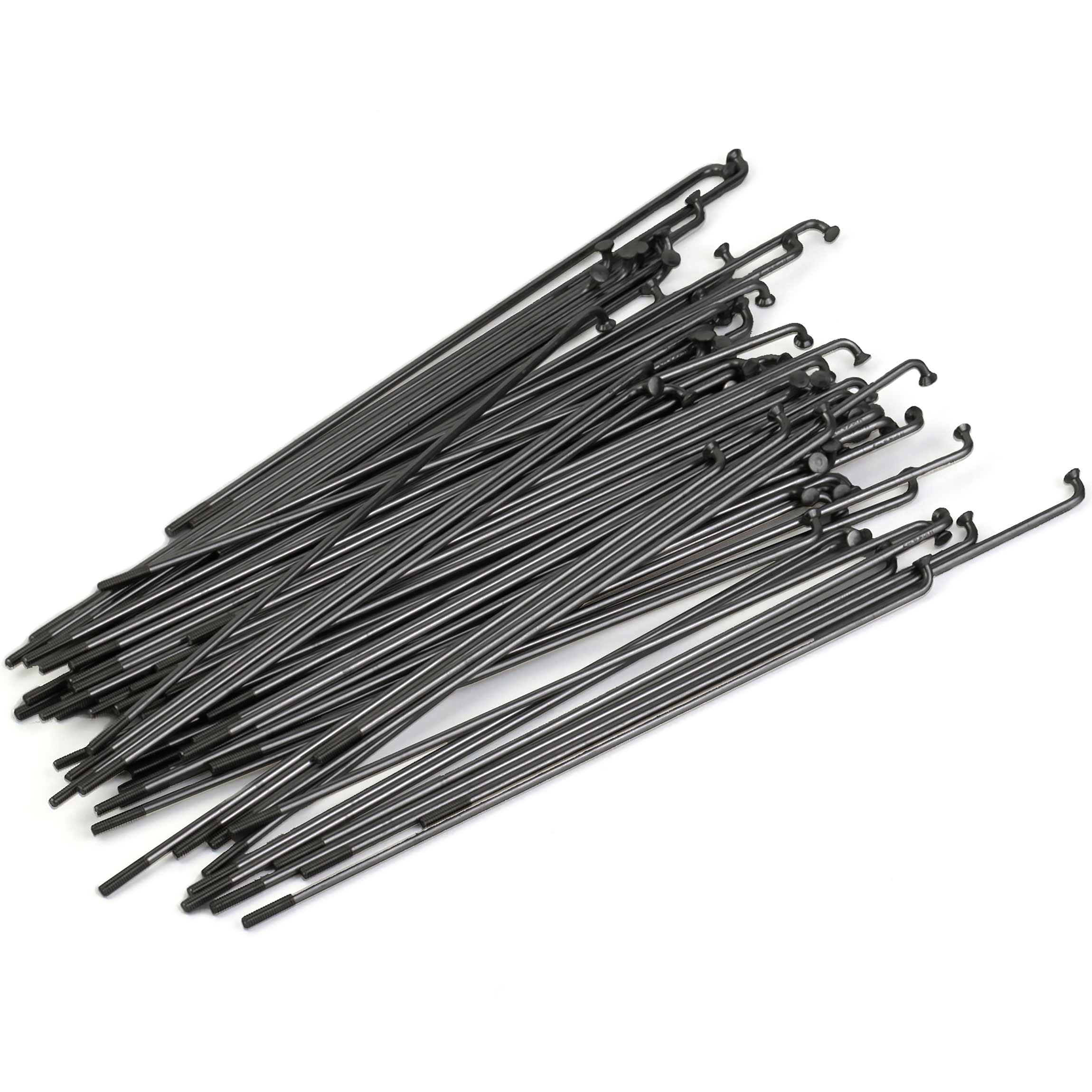 Sapim Leader Plain 14 Gague Spoke, Black, 258mm