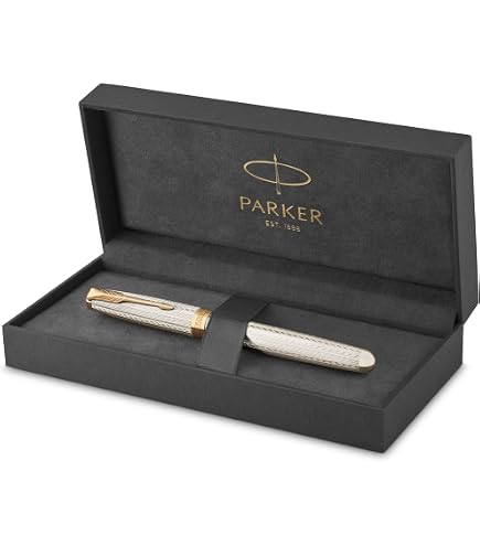 Amazon.com : Parker Duofold Centennial Fountain Pen, Prestige Blue