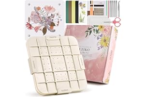 Suziko 9 inch 23 cm Max Microwave Flower Press with Photo Frame for Quick Pressing, Drying, Reusable & Washable Fabric,Color Vibrancy, Fits Most Microwaves,Thanks Giving Day Gifts