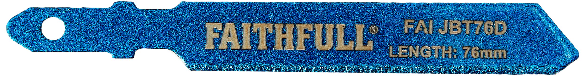 Faithfull JBT76D Jigsaw Blade Diamond Grit 76mm