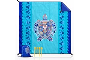 OCOOPA Beach Blanket Sandproof Water Resistant, XL 8.8'X6.8' Extra Large, Sand Free Waterproof, Lightweight and Portable Picn