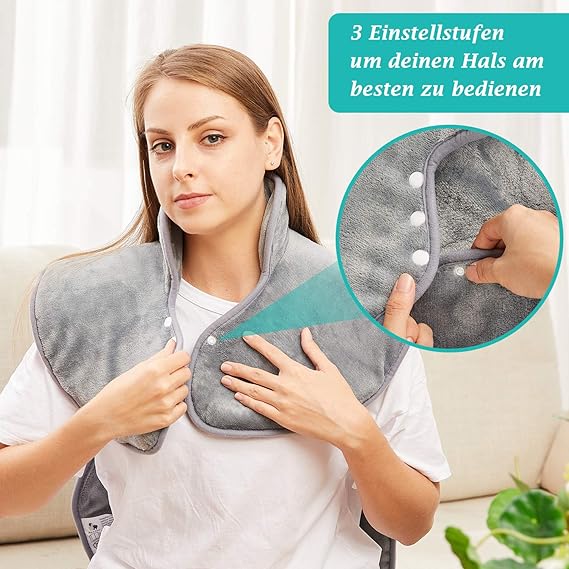 Poduszka grzewcza na plecy, ramiona, kark, poduszka ...