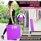 OZE SPORTS Gymnastic Tumble Exercise Mat 6FT Tri Folding Non Slip PU view 4