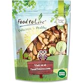 Food to Live - Raw Brazil Nuts, 4 Pounds, Raw, Whole, No Shell, Unsalted, Kosher, Vegan, Keto and Paleo Friendly, Bulk, Good Source of Selenium, Low Sodium and Low Carb Food.