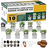 Herb Grow Kit, 10 Herb Seeds DIY Garden Starter