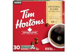 Tim Hortons Original Blend Coffee, Single Serve K-Cup Pods, Medium Roast, 30ct Pack