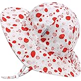 Otoyzy Baby Bucket hat UPF 50+ Wide Brim Toddler Sun hat Beach for Girls