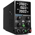 Jesverty DC Power Supply Variable, 0-30V 0-10A Adjustable Switching DC Regulated Bench Power Supply with High Precision 4-Dig