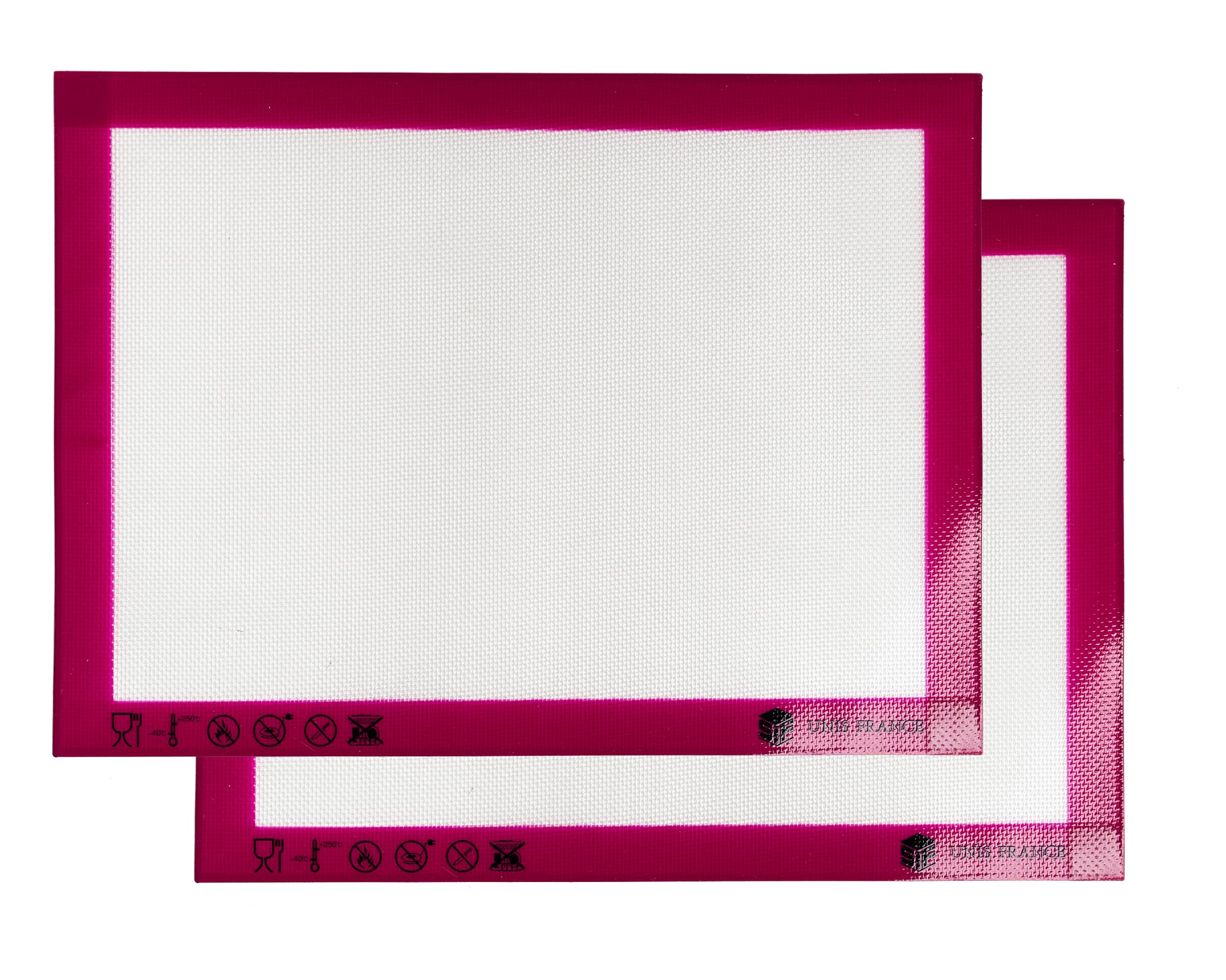 SIF UNIS 906 France X Le Meilleur Pâtissier Mat x2 – Baking Utensils Kitchen Cake Accessory Professional Design, Silicone