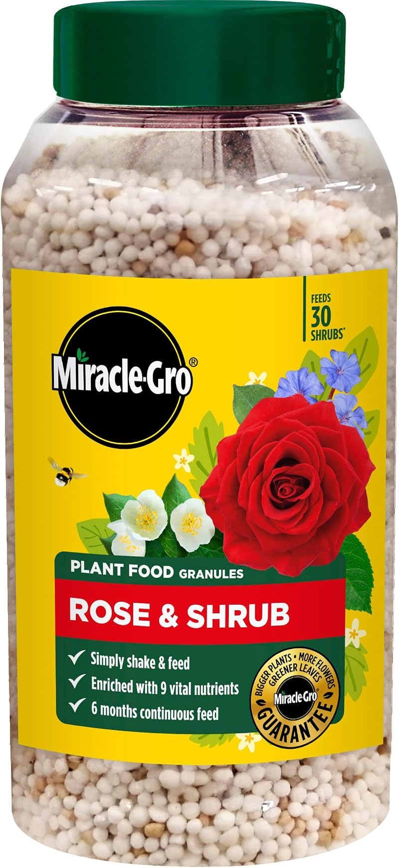 Miracle-Gro Premium Rose & Shrub Continuous Release Plant Food 900G