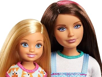 barbie camping fun skipper doll & chelsea doll camping set
