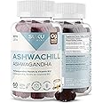 SUKU Vitamins Ashwagandha Gummy Supplement Sugar Free with Reishi and B12 | 2000MG , 60 Gummies | Stress Relief, Memory Suppo