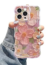 Jusy Case for iPhone 11 Pro Max, Colorful Retro Oil