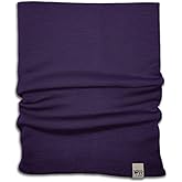 100% Merino Wool - Midweight Neck Gaiter - Skiing Neck Warmer - Winter Face Mask - Multipurpose Headwear
