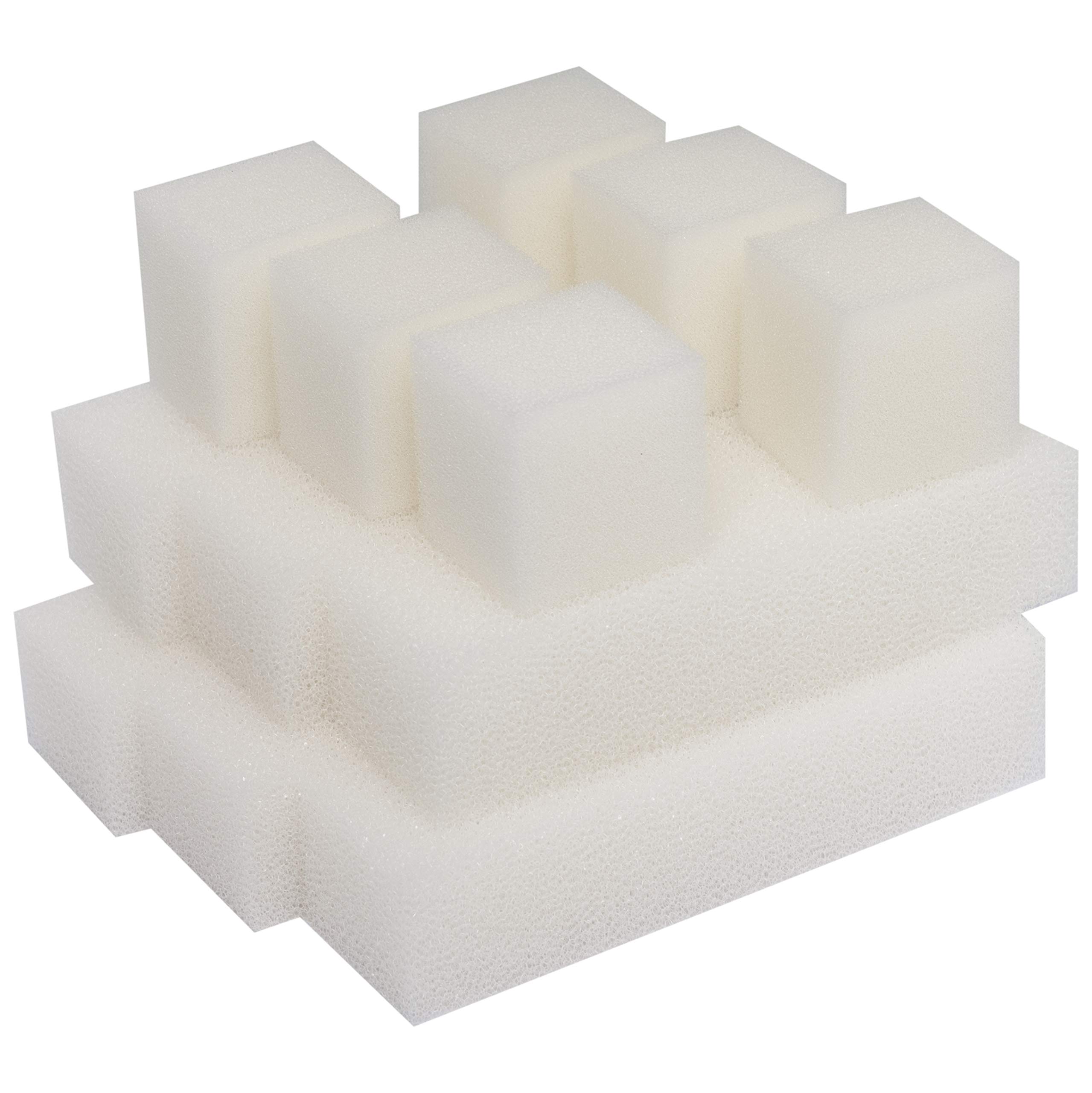LTWHOME Design Aquarium Mechanical Sponges Compatible with Ferplast Blumec 03 Sponges Fit for Bluwave Internal Filter (Pack of 6 Sets)