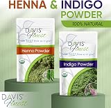 Davis Finest Organic Henna Powder 500g PPD-Free Hair Dye Natural Plant Based view 2