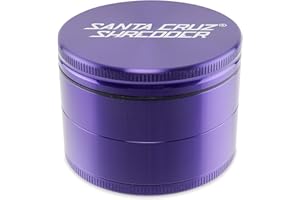Santa Cruz Shredder Herb and Spice Grinder Made in USA (Large (2.7 Inch), Purple)