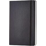 Amazon Basics Classic Lined Notebook, 240 Pages, Hardcover - Ruled