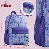 Disney Stitch Backpack Girls Rucksack School Bag Purple view 5