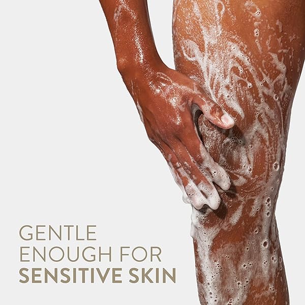 NATIVE BODY WASH CONTAINS NATURALLY DERIVED INGREDIENTS | FOR WOMEN & MEN, SULFATE, PARABEN, & DYE FREE LEAVING SKIN SOFT AND HYDRATED | SANDALWOOD & SHEA BUTTER 18 OZ