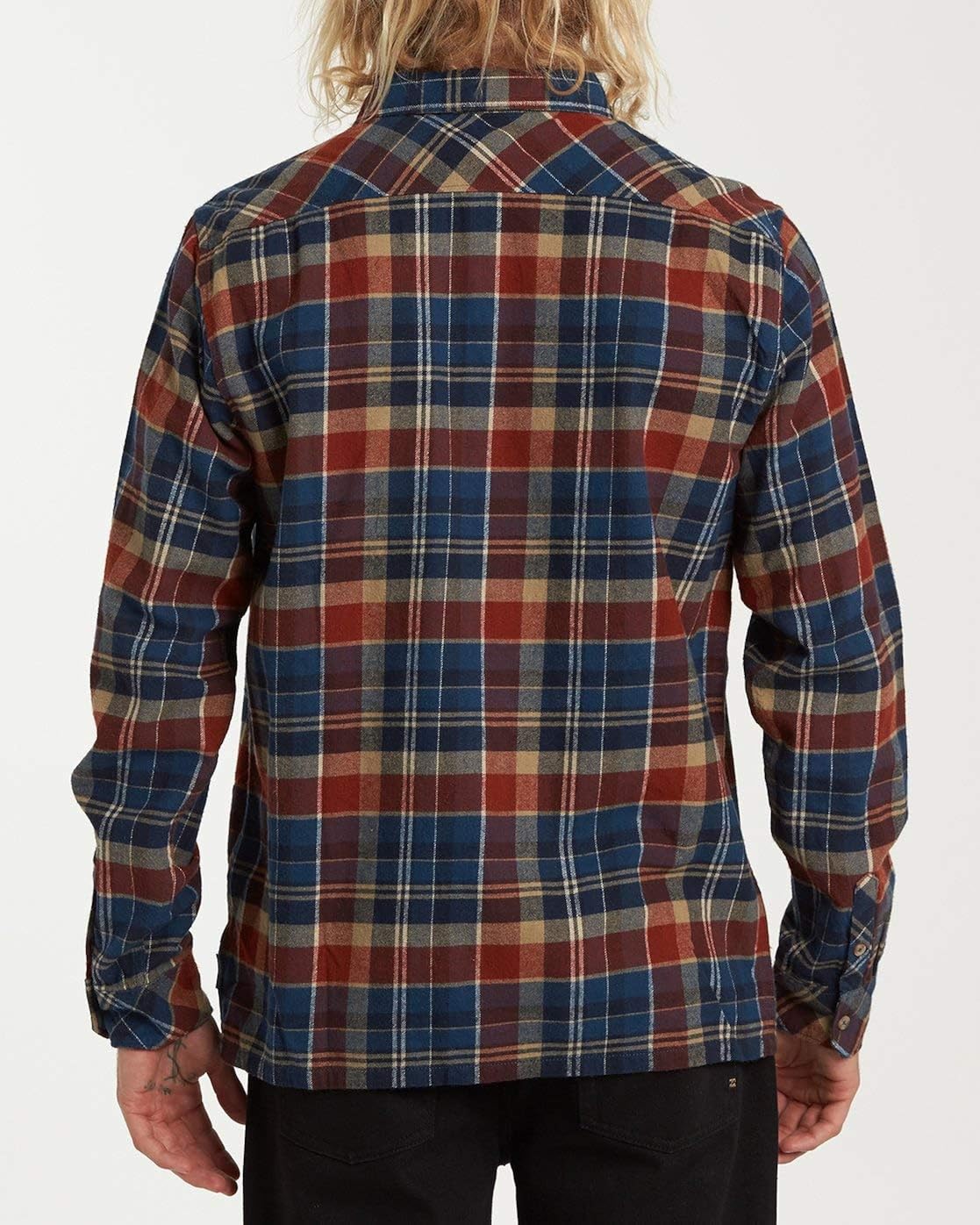 Billabong Men's Coastline Long Sleeve Woven Shirt: Clothing