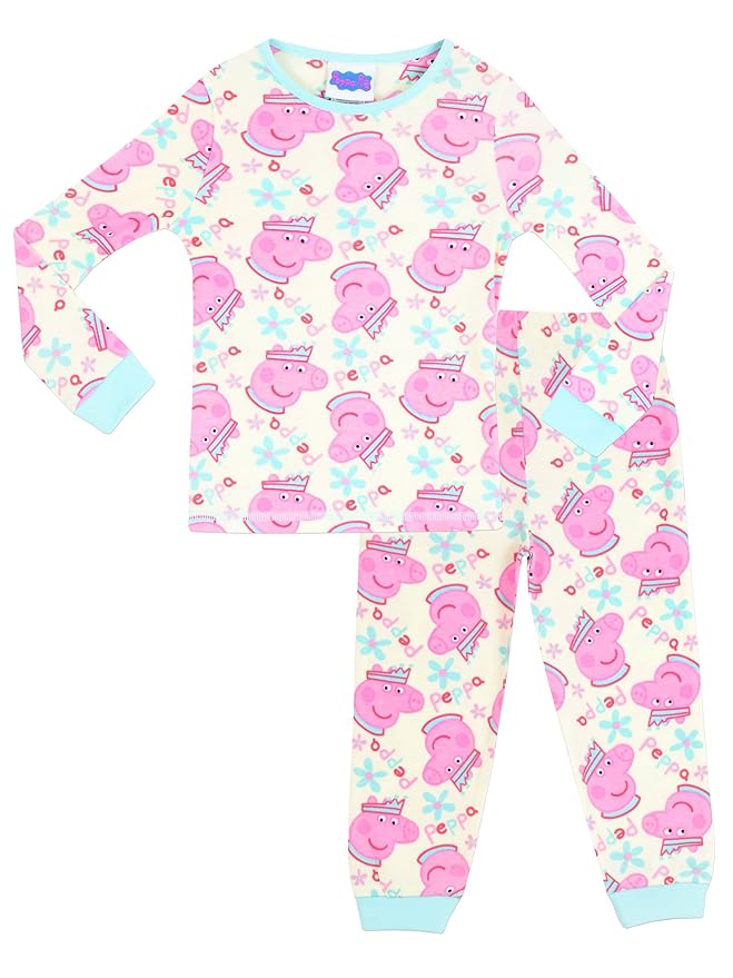 Peppa Wutz Mädchen Peppa Pig Schlafanzug - Slim Fit