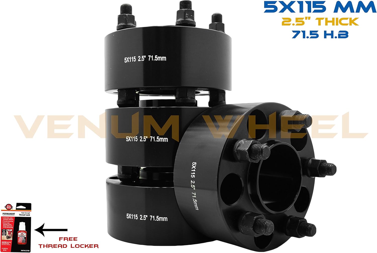 Automotive 5x115 Dodge Wheel Spacers 14x1.5 For Charger Challenger