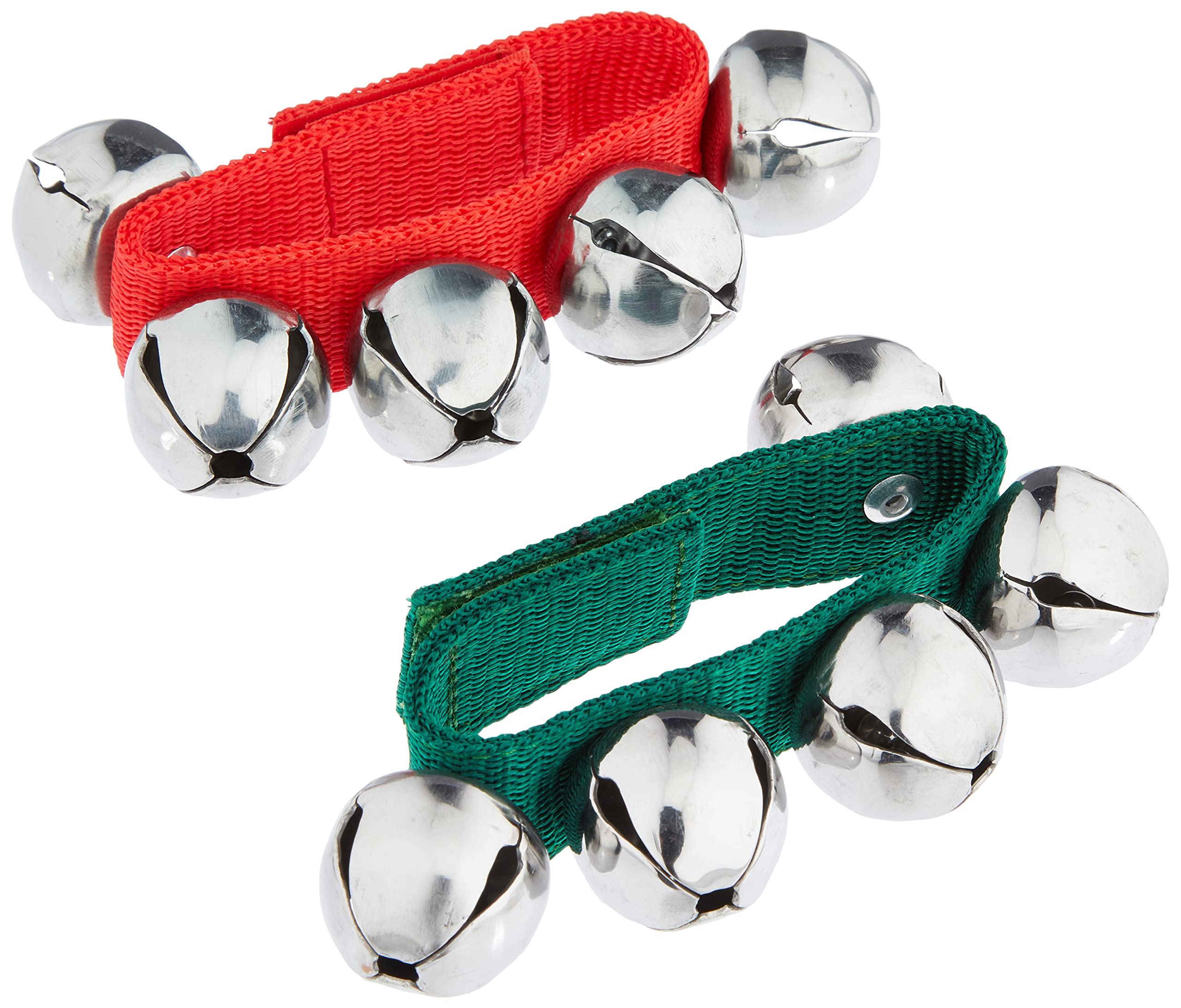 FUZEAU 8442 5 Bells Bracelet Green/Red