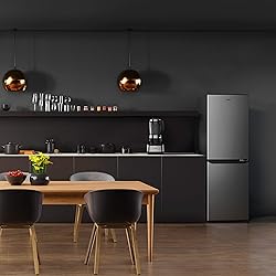 Galanz GLR74BS1E04 Retro Refrigerator with Bottom