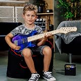 3rd Avenue 1/4 Size Kids Electric Guitar Purple Galaxy Pack 6 Months Lessons view 5