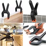LOLYSIC 16Pcs 6 Inch Plastic Spring Clamps Heavy Duty Nylon Clips view 7