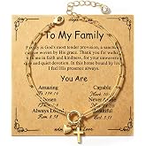 JINEAR Gifts for Women 14K Gold Plated Bracelets Non Tarnish Trendy Dainty Heart Cross Paperclip Bracelets Unique Birthday Gifts Graduation Fashion Accessories Gift Bestie Friendship Bracelet