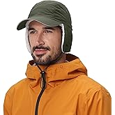 Connectyle Winter Earflap Hat for Men Women Sherpa-Lined Baseball Cap Water-Resistant Reflective Adjustable Sports Hat