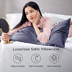 Bedsure Satin Pillowcases, Similar to Silk Pillow