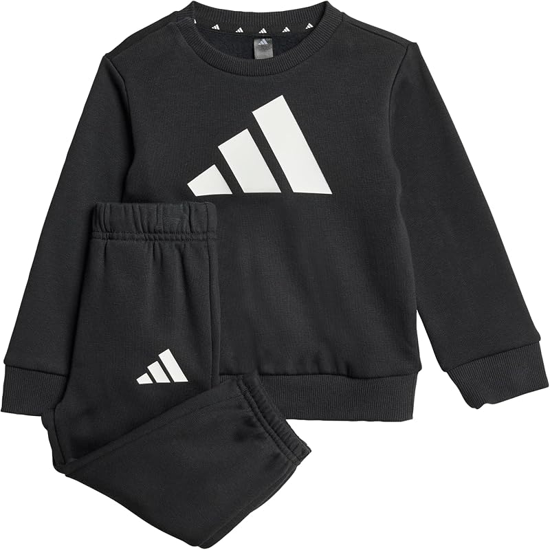 Unisex bebé Big Logo Essentials Jogger Track Suit, Black/White, 9-12 Months — foto 1 de 4