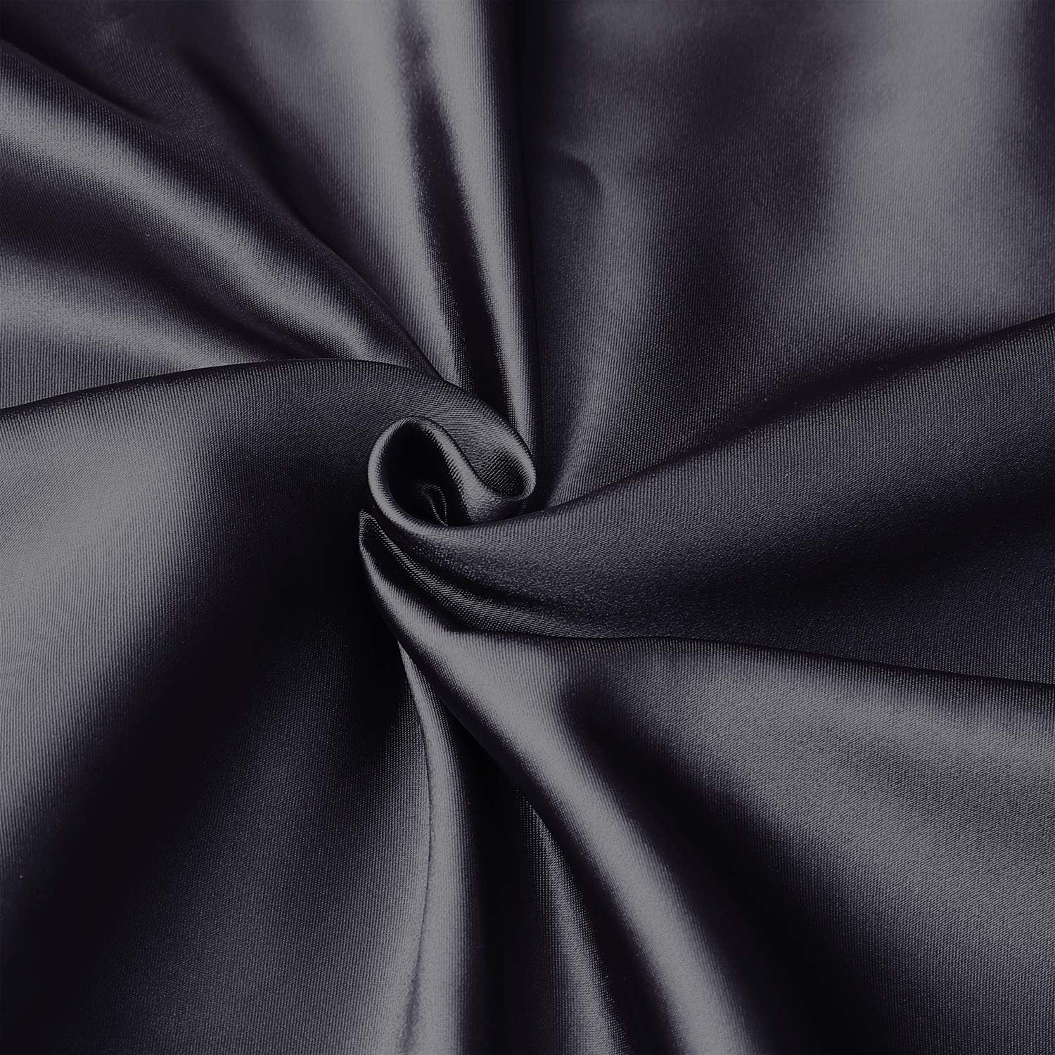 Love's cabin Silk Satin Pillowcase for Hair and Skin (Black, 20x30 inches) Slip Pillow Cases Queen Size Set of 2 - Satin Cooling Pillow Covers with Envelope Closure: Home & Kitchen