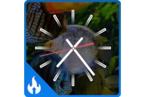 Aquarium Screensaver & Analog And Digital Clock For Tablets & Fire TV : Beautiful Wallpaper Aquarium Screensavers - NO ADS