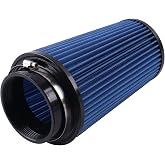 DVPARTS 4" Blue Replacement Washable/Reusable Oiled Cold Air Intake Filter DP0235 Compatible with All Rudy's 4" Intakes