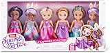 Sparkle Girlz Princess Collectible Fashion Dolls 6 Pack view 2