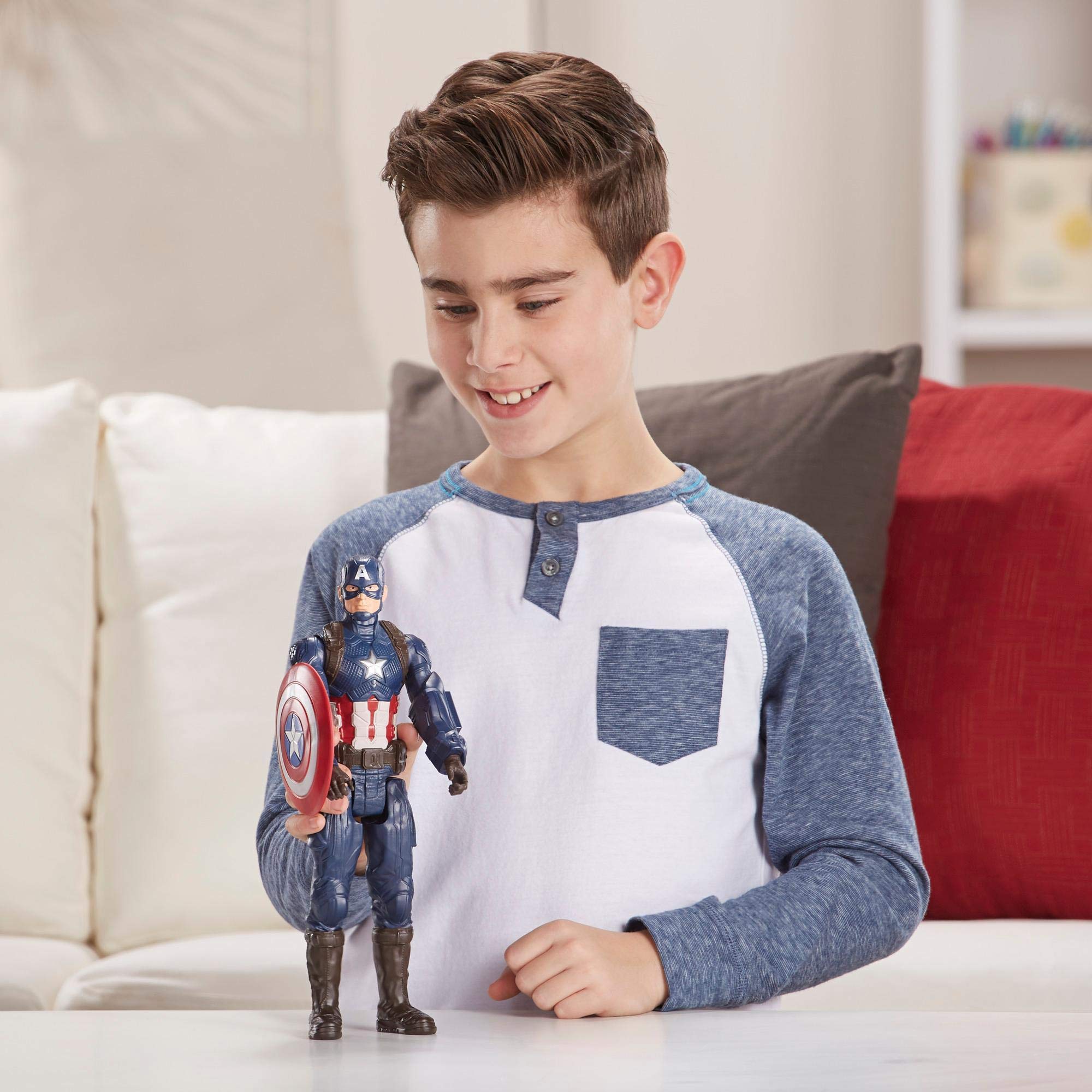 Köp MARVEL Avengers Titan Hero 12 Inch Deluxe Figure Captain America