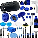 Car Detailing Kit,36pcs Car Detailing Brush Set,Car Cleaning Kit with Professional Car Detailing Brush Set,Auto Detailing Bru