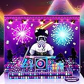 Ecloverlife Musical Birthday Cards, Funny Musical Birthday Card for Men,3D DJ dog Pop Up Personalized Birthday Card with Music & Fireworks for Husband, Teenage Boy, Grandson, Boyfriend,Brother, Dad