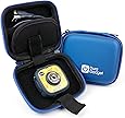 Premium Quality Blue Hard EVA Shell Case with Carabiner Clip & Twin Zips - Compatible with the vTech Kidizoom Action Cam - by DURAGADGET
