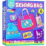 KRAFUN My First Sewing Bag Kit Arts & Crafts for